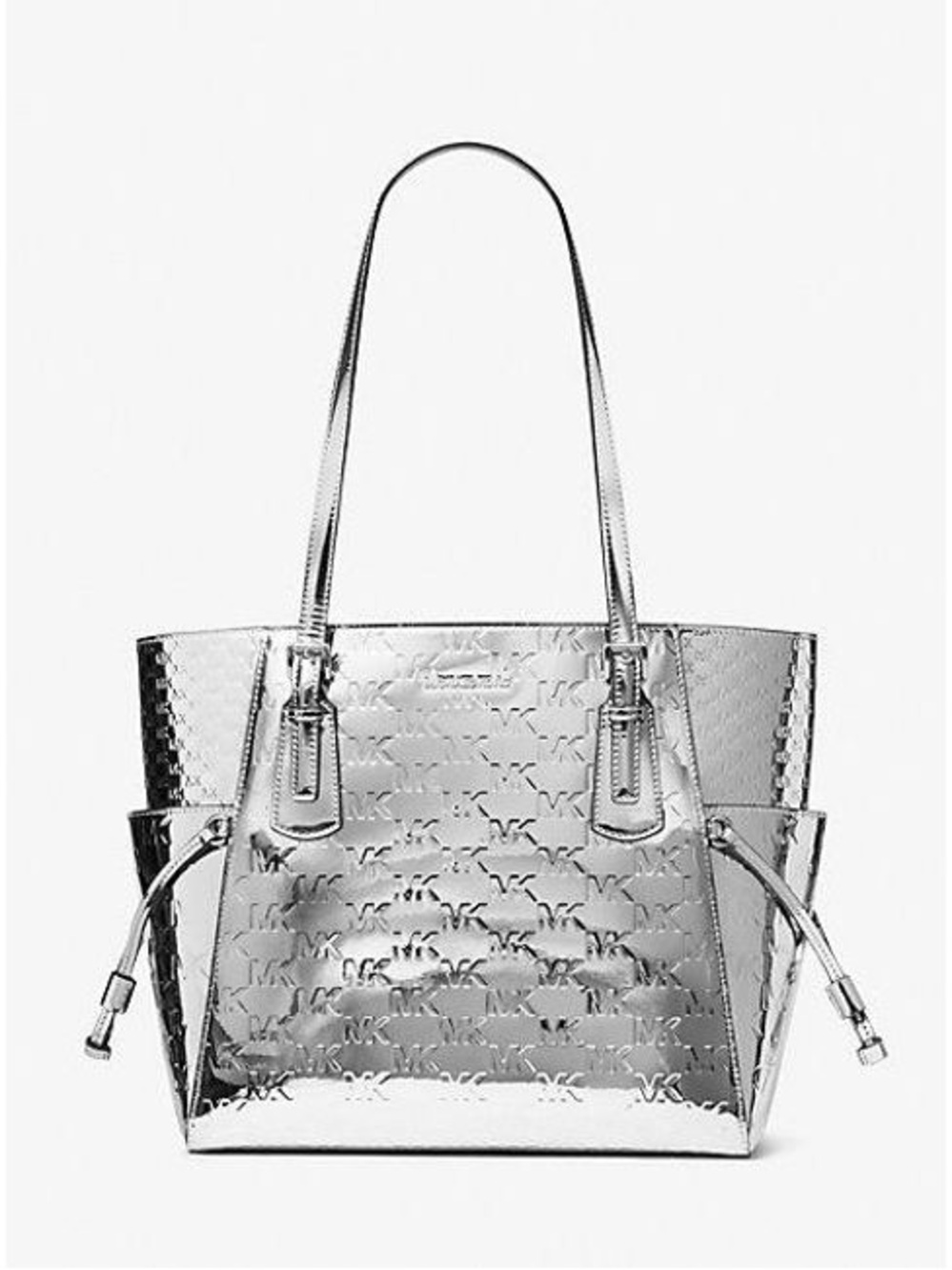 Michael Kors Metallic Silver Tote